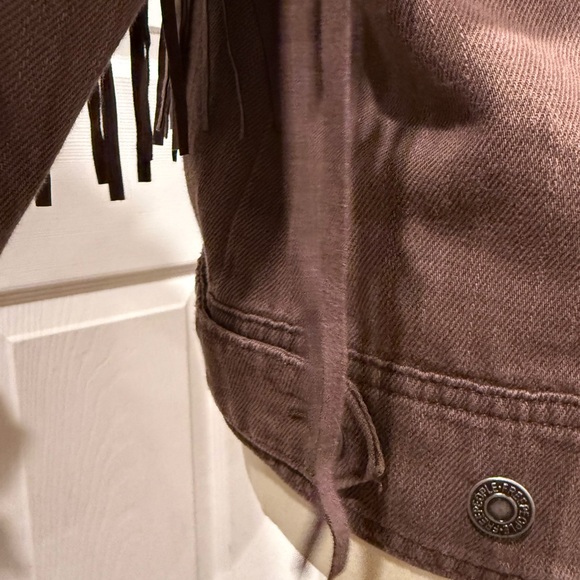 Fringe and country, We The Free, Chocolate Jean Jacket - Picture 7 of 7
